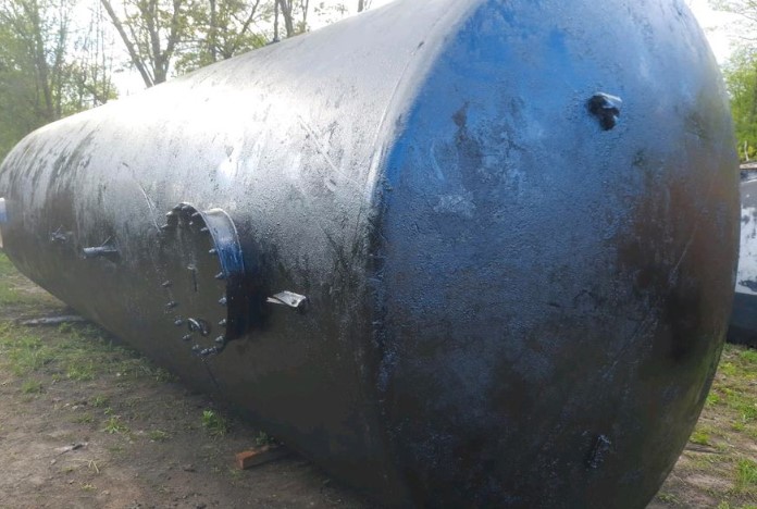 Verwijderen bovengrondse tank alken