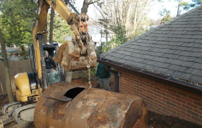 mazouttank verwijderen beringen