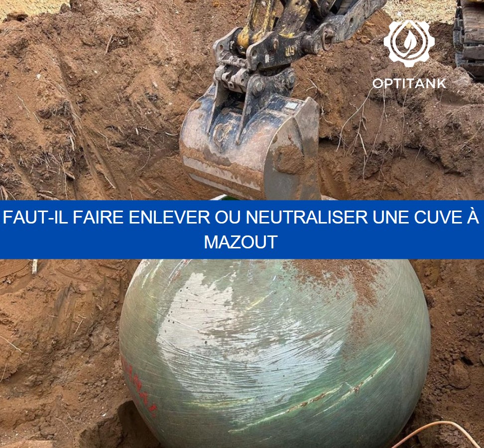 Faut-il faire enlever ou neutraliser une cuve à mazout