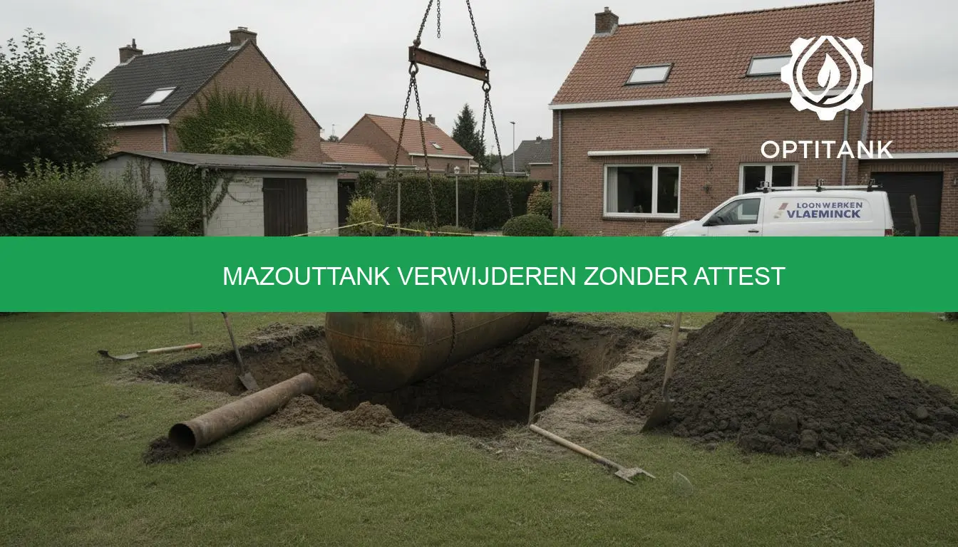 Mazouttank verwijderen zonder attest? Lees dit eerst
